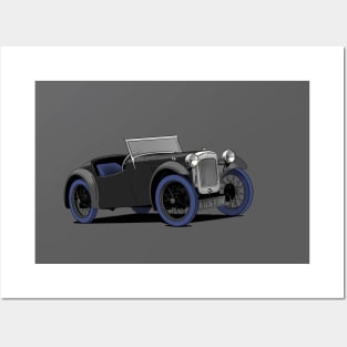 Austin Seven vintage Car Posters and Art